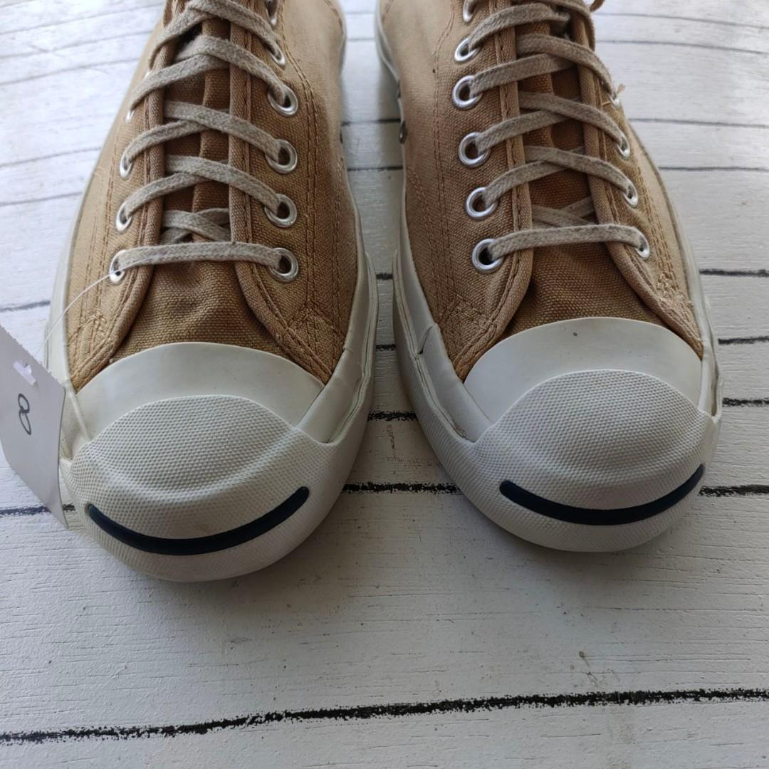 CONVERSE JACK PURCELL BEIGE 8UK Men s Fashion Footwear Sneakers