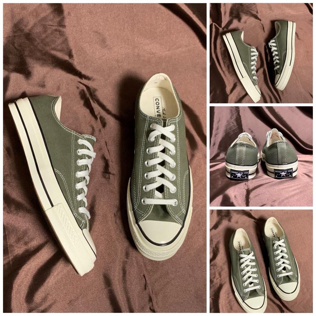 Converse low deals mujer olive