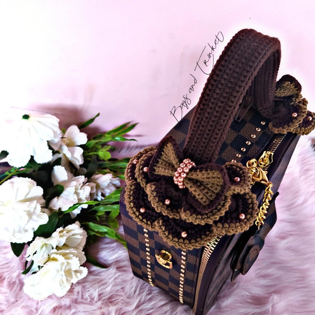 Crochet bag handle cover clearance