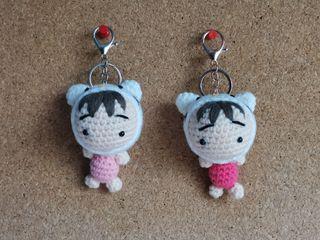Crochet Hawaii Girl Key Chain
