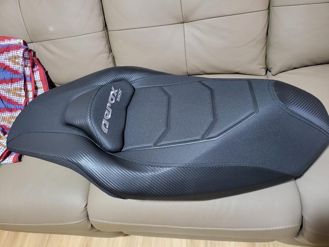 Custom aerox v2 seat, Motorcycles, Motorcycle Accessories on Carousell