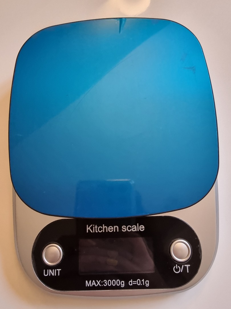 Digital Kitchen Scale Stainless Steel Food Scale 22 lb 10kg Max with