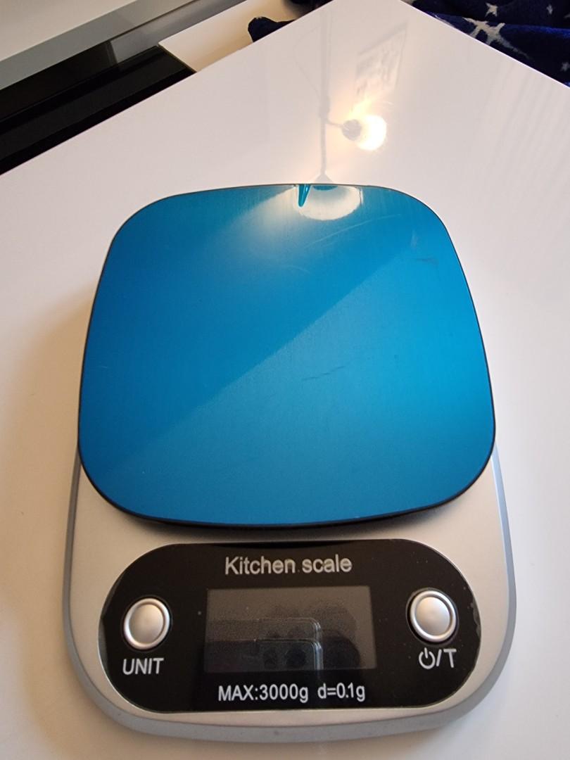 Digital Kitchen Scale Stainless Steel Food Scale 22 lb 10kg Max with