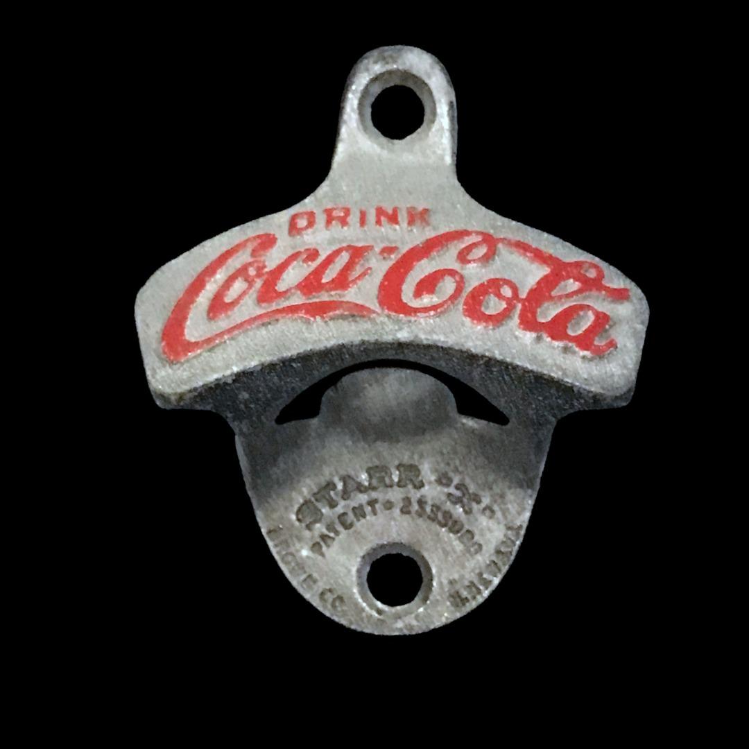 Old Vintage Antique style Cast Iron Collectable Coke Beer Bottle Opener 