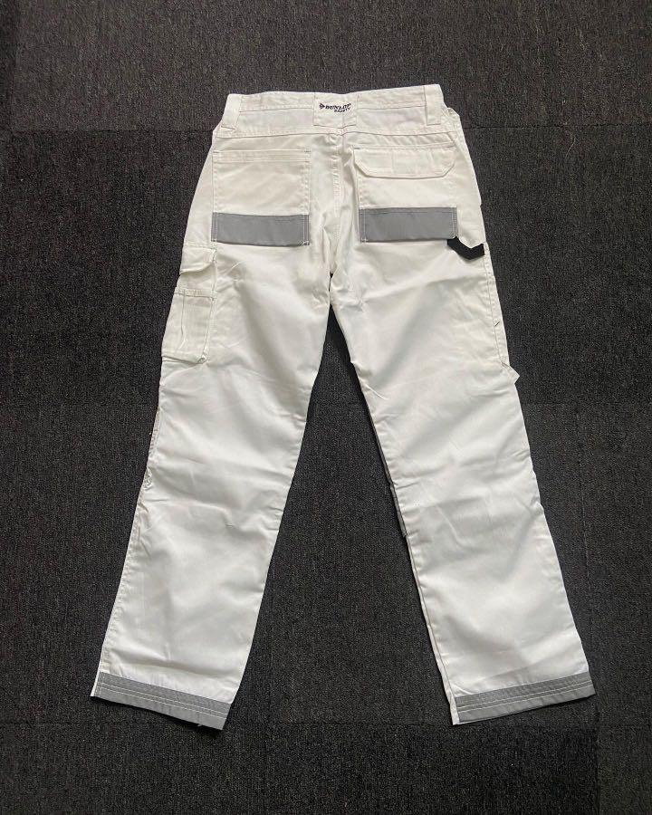 Dunlop Safety (White)Industrial cargo pants, Men's Fashion, Bottoms ...