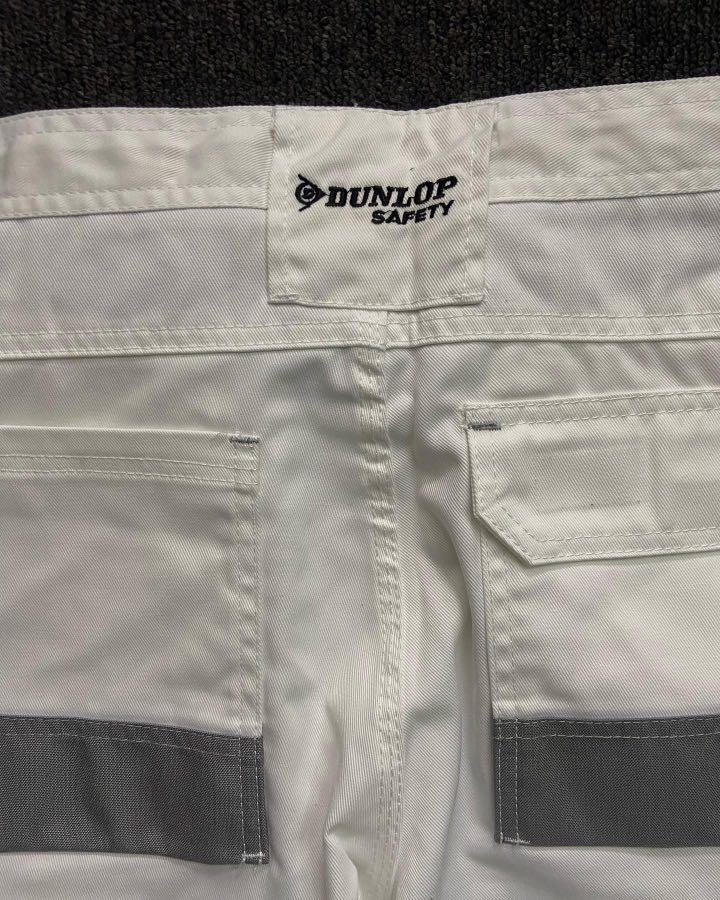 Dunlop Safety (White)Industrial cargo pants, Men's Fashion, Bottoms, Trousers on Carousell