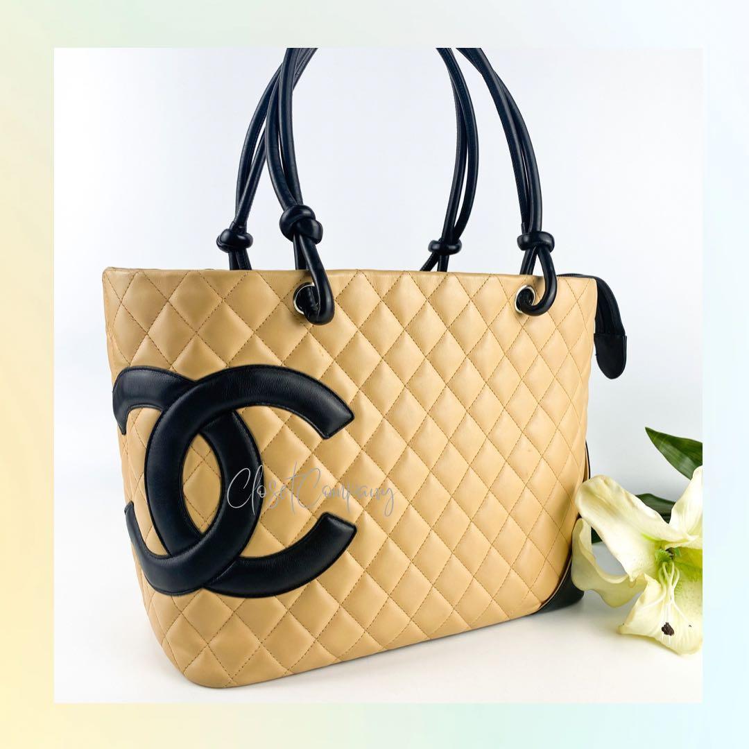 Chanel Cambon CC Tote Bag Small, Luxury, Bags & Wallets on Carousell