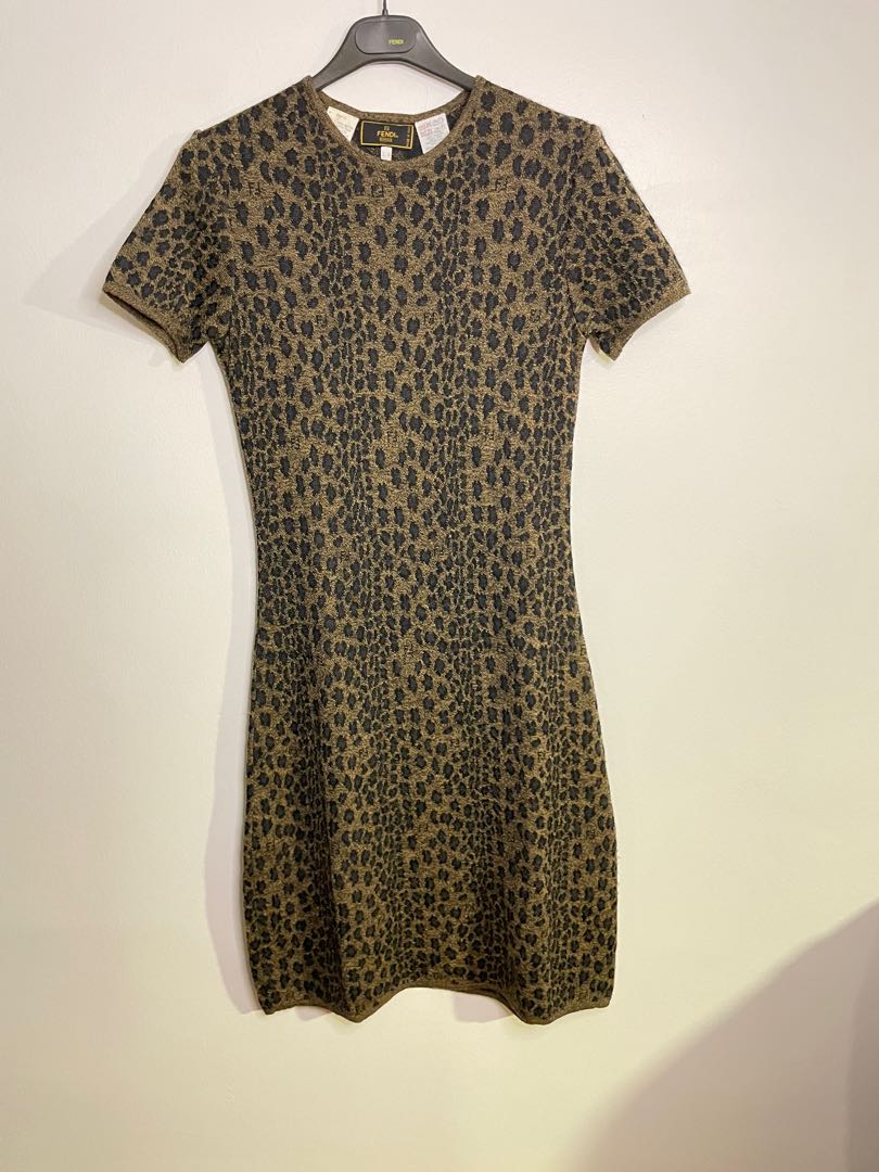 Fendi Authentic Knit Dress Size 38