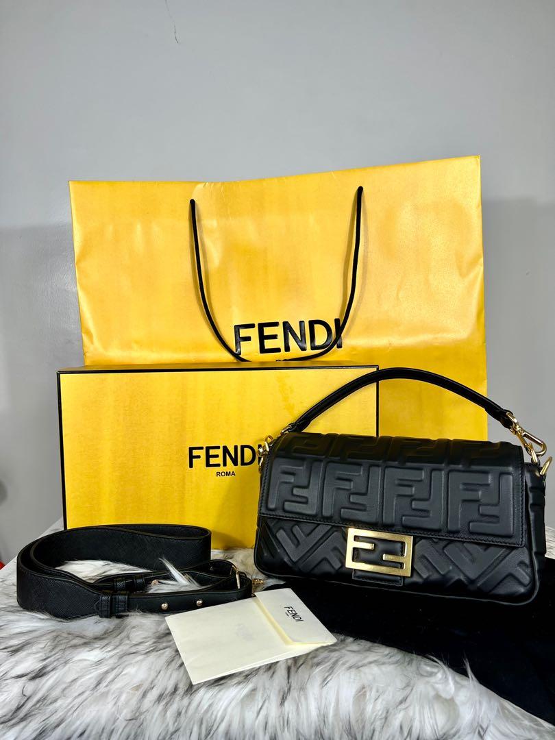 Fendi nappa top baguette
