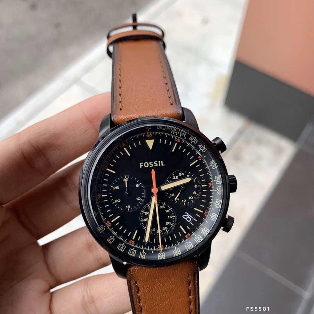 Goodwin chronograph deals black silicone watch
