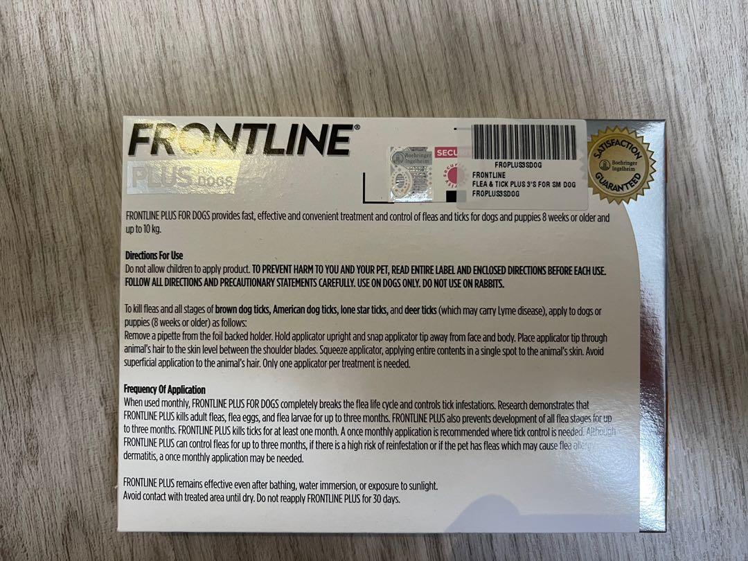 Frontline for on sale puppies 8 weeks