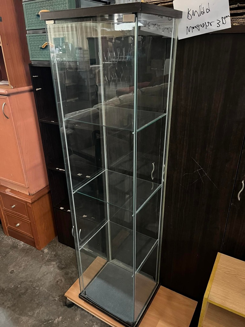 Glass Display Rack Shelves, Furniture & Home Living, Furniture