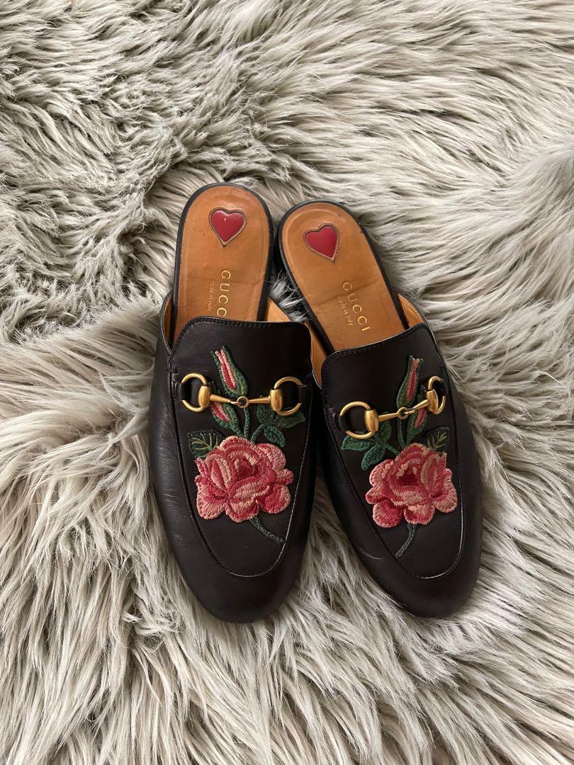 Gucci loafers rose sales