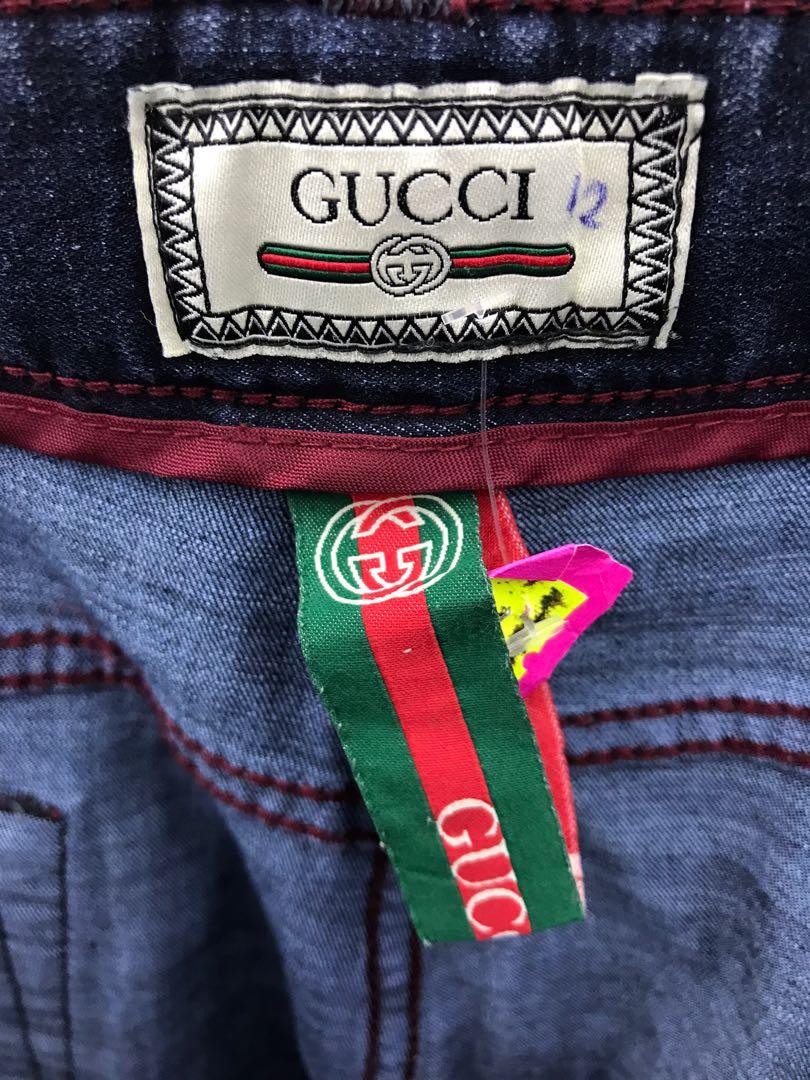 GUCCI PANTS TAPERED LEGS JEANS FOR MEN Men s Fashion Bottoms