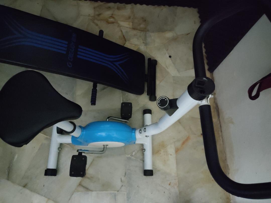 Gym bench workout plus basikal Sports Equipment Exercise
