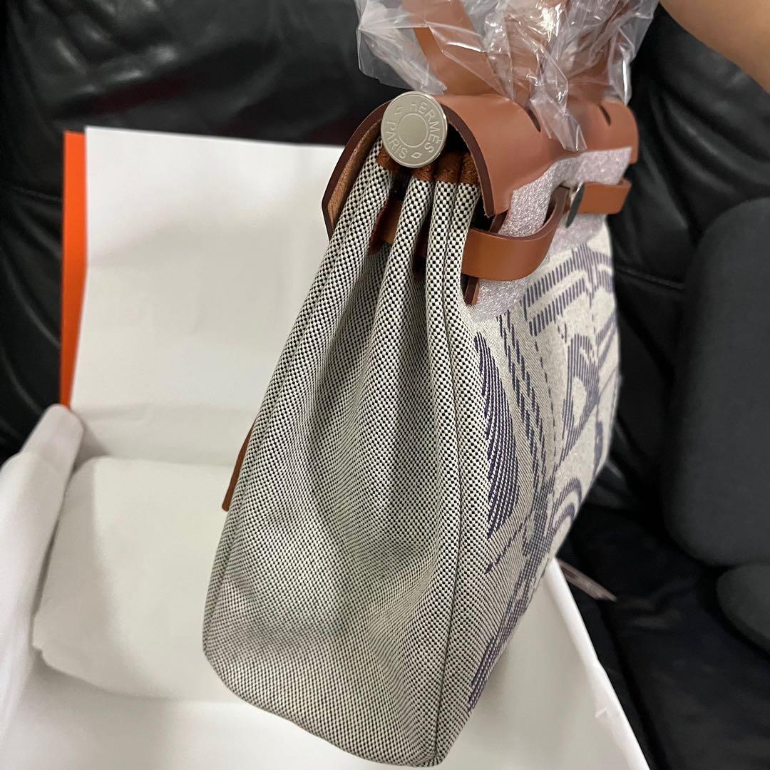 Hermes- new Herbag size 31 with scarf Brides Gala