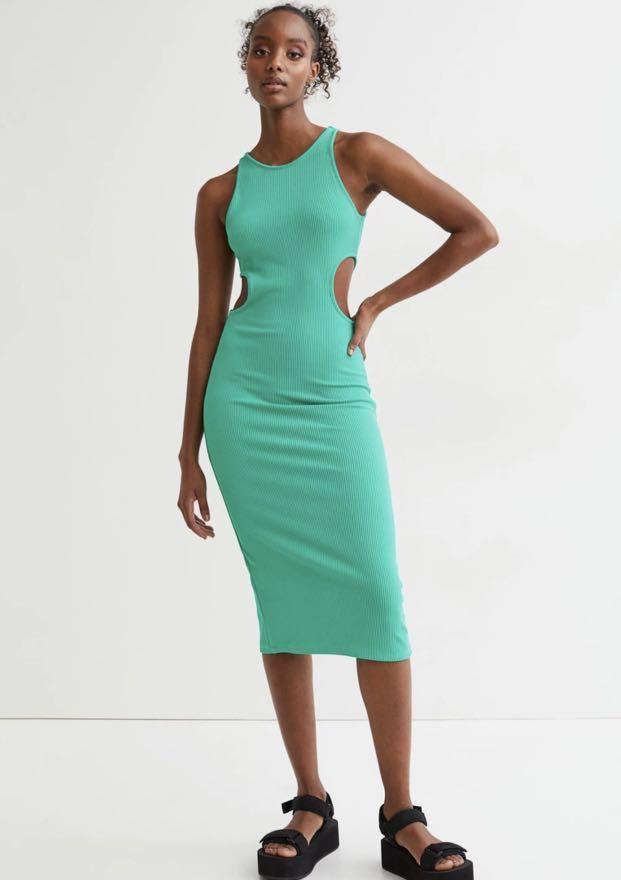 H&m cut out dress discount
