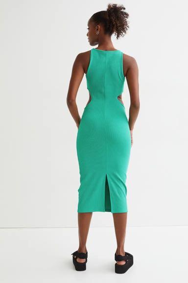 h&m divided green dress H&M Divided Green Lace Dress Size Small, THIS RUNS