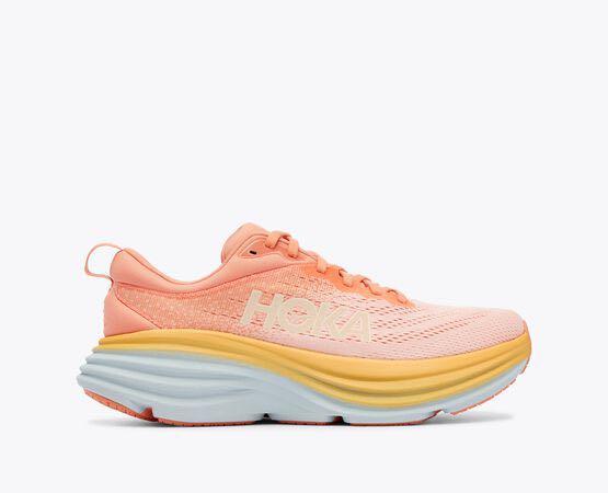 新貨 現貨 齊碼 Hoka Bondi 8 Shell Coral Peach Parfait 女裝 鞋 波鞋 Carousell