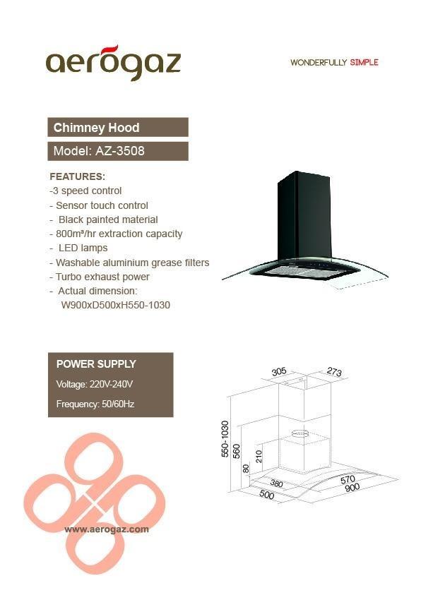 Hood and hob // Aerogaz Chimney hood and hob package, TV & Home