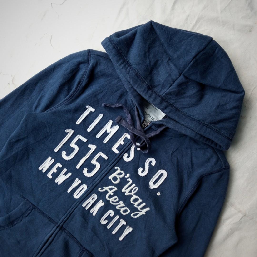 Hoodie Aeropostale Original Brand Made In Malay Navy