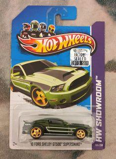 Hot Wheels Factory Sealed '10 Ford Shelby GT500 Super Snake STH