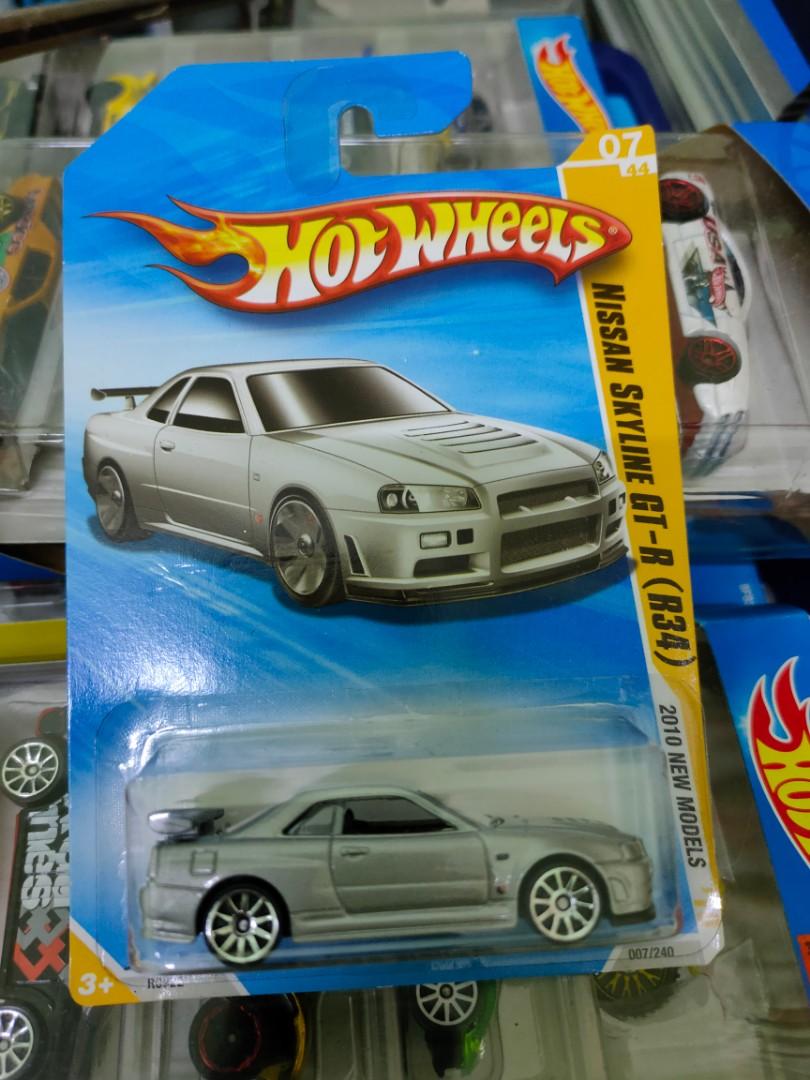 Hotwheels Silver Nissan Skyline R34 First Edition US Card Hobbies