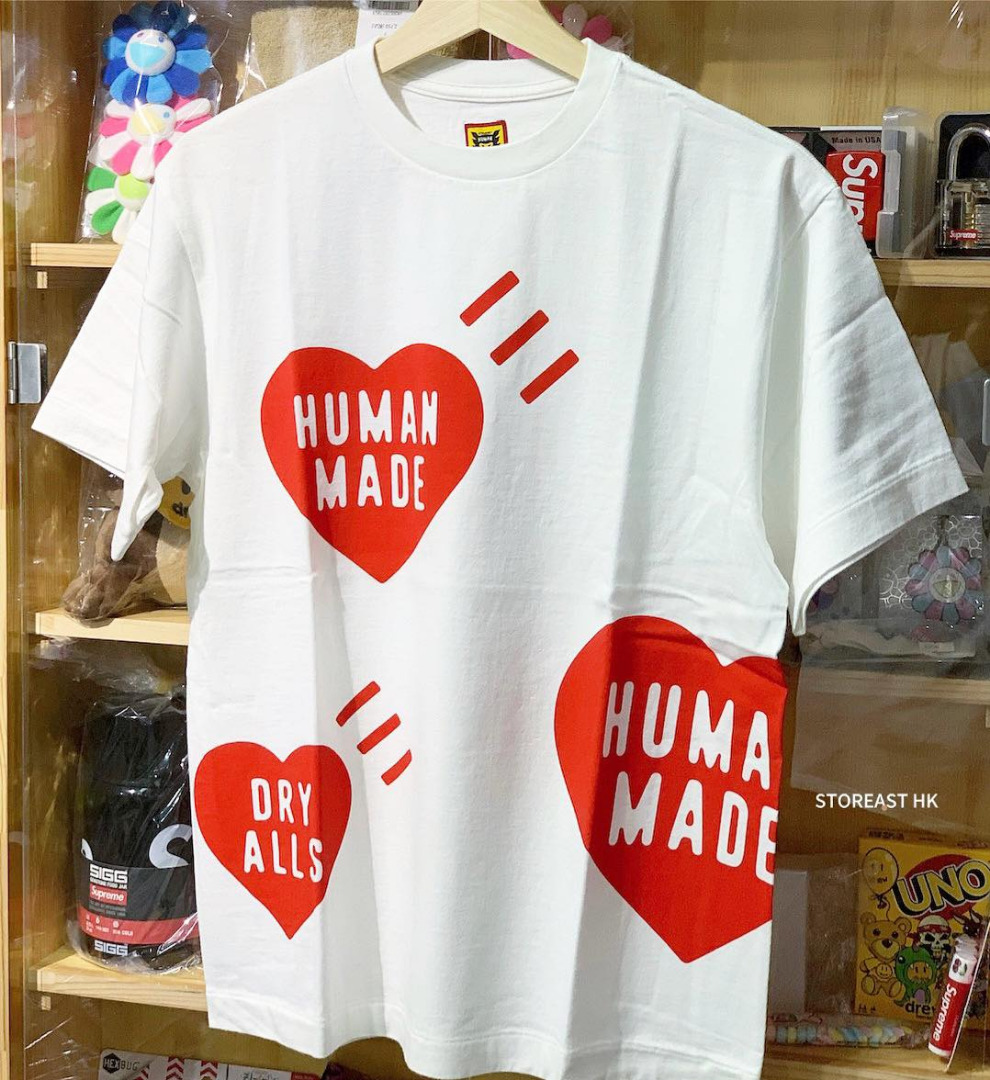 Tシャツ/カットソー(半袖/袖なし)human made BIG HEART T-SHIRT XXL