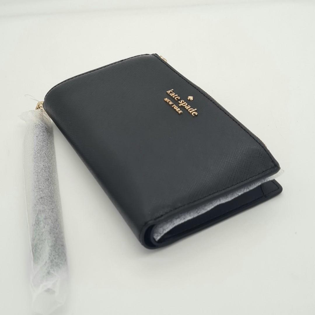 Kate spade on sale black wallet sale