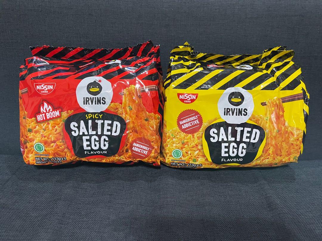 Irvins Salted Egg Noodles Packet (5pcs), Food & Drinks, Rice & Noodles