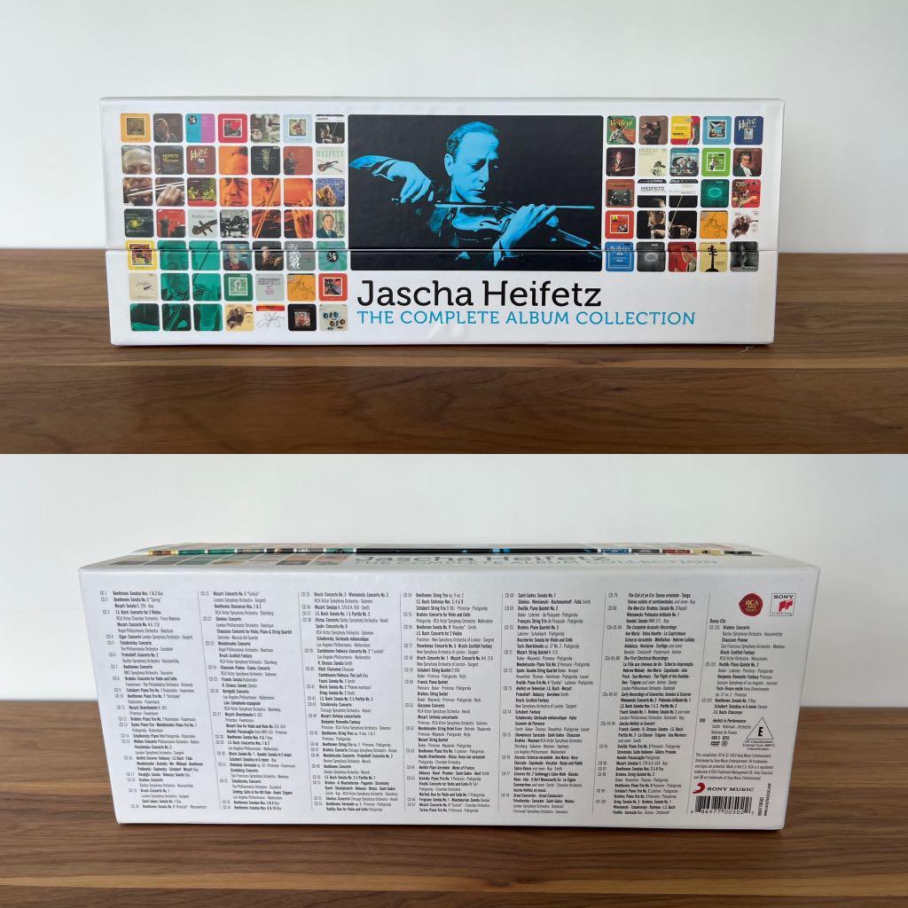 Jascha Heifetz 限量版Limited Edition Boxset 共103隻CD 加一隻DVD 