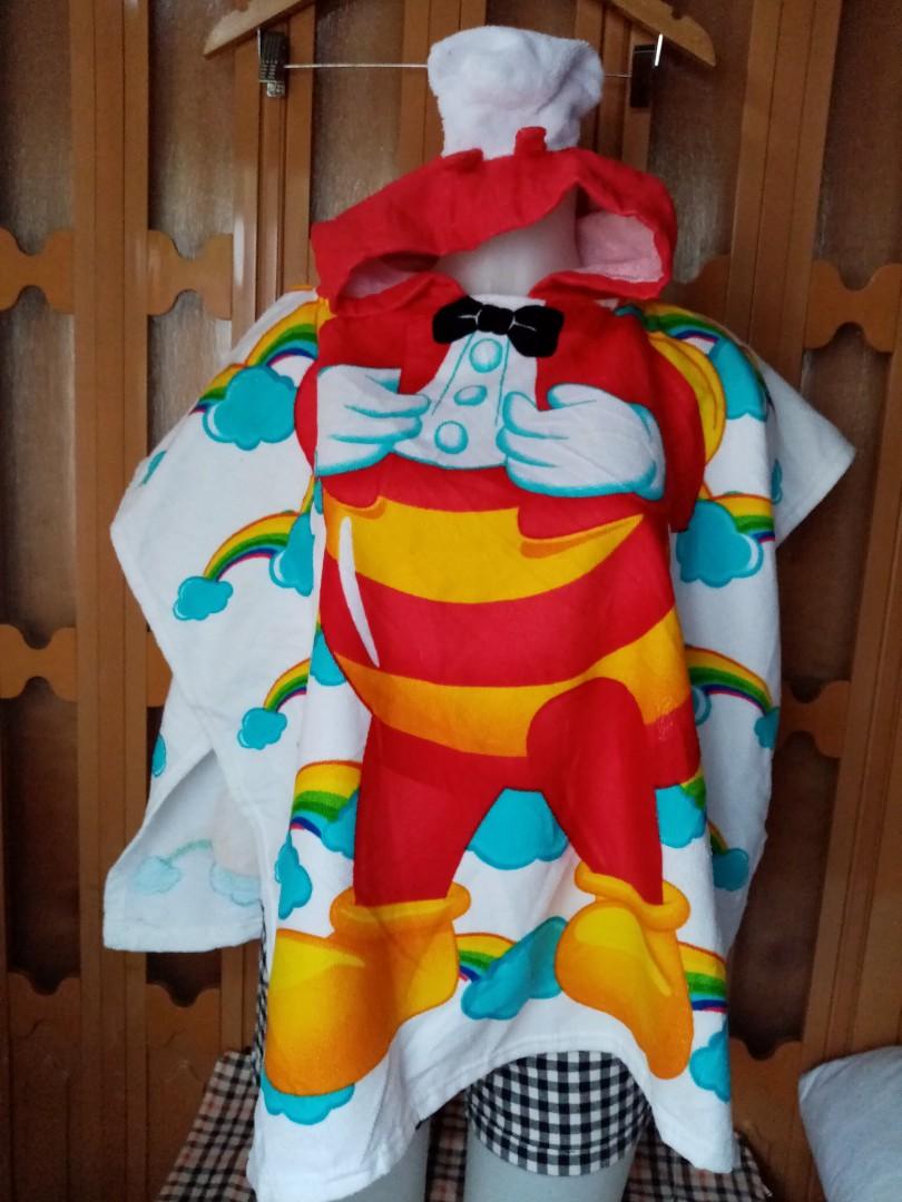 Jollibee hooded cheap towel 2019