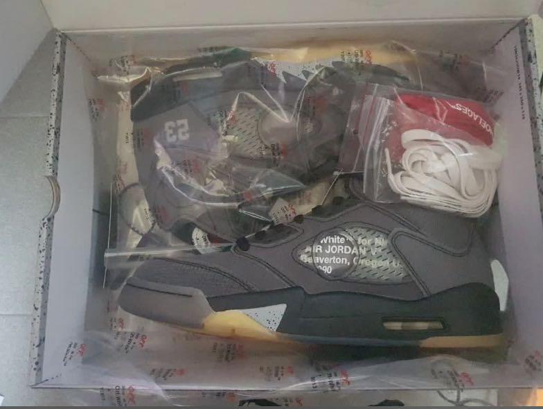 off white 5s box