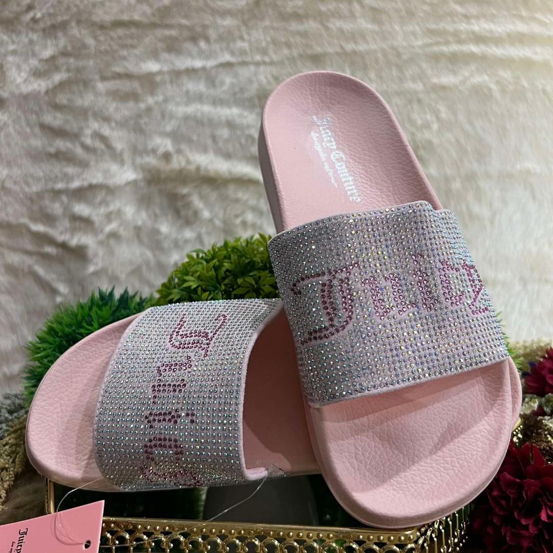 Juicy couture slide sandals clearance