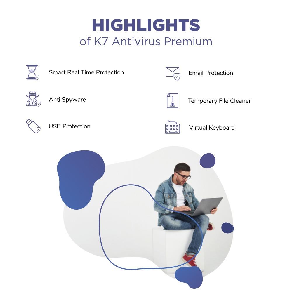 K7 Antivirus Premium Antivirus Software for Windows laptop/pc ...