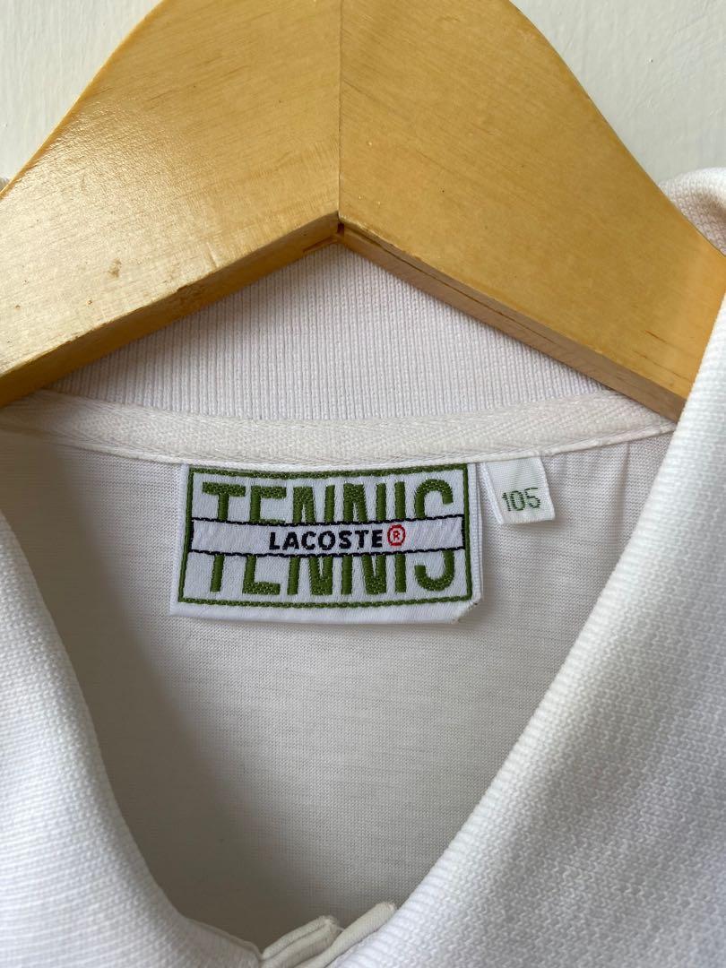 Kaos kerah Vintage lacoste tennis