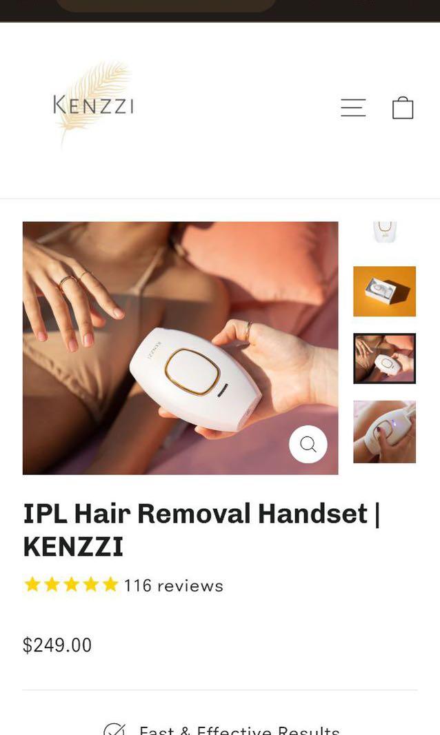 KENZZI IPL Hair Removal Handset