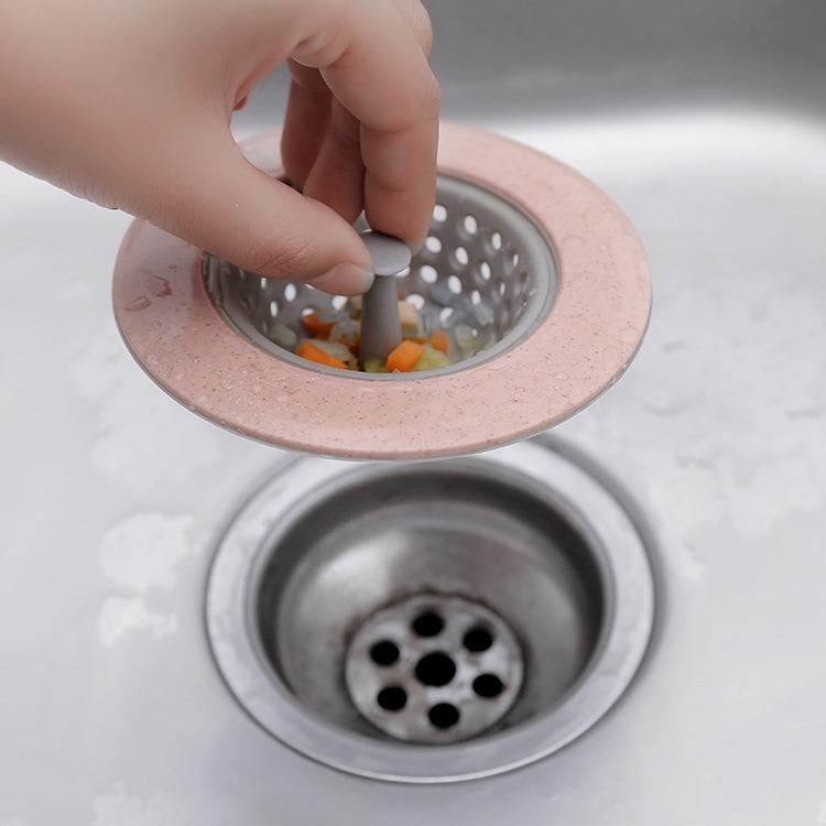 Kitchen sink cover drain filter holes blocking anti-clog ...