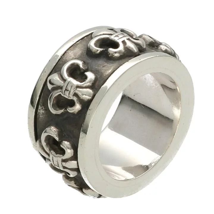 Chrome hearts fleur de lis ring outlet