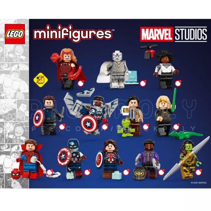 LEGO Marvel 71031 Minifigures  Complete set of 12 Collectible