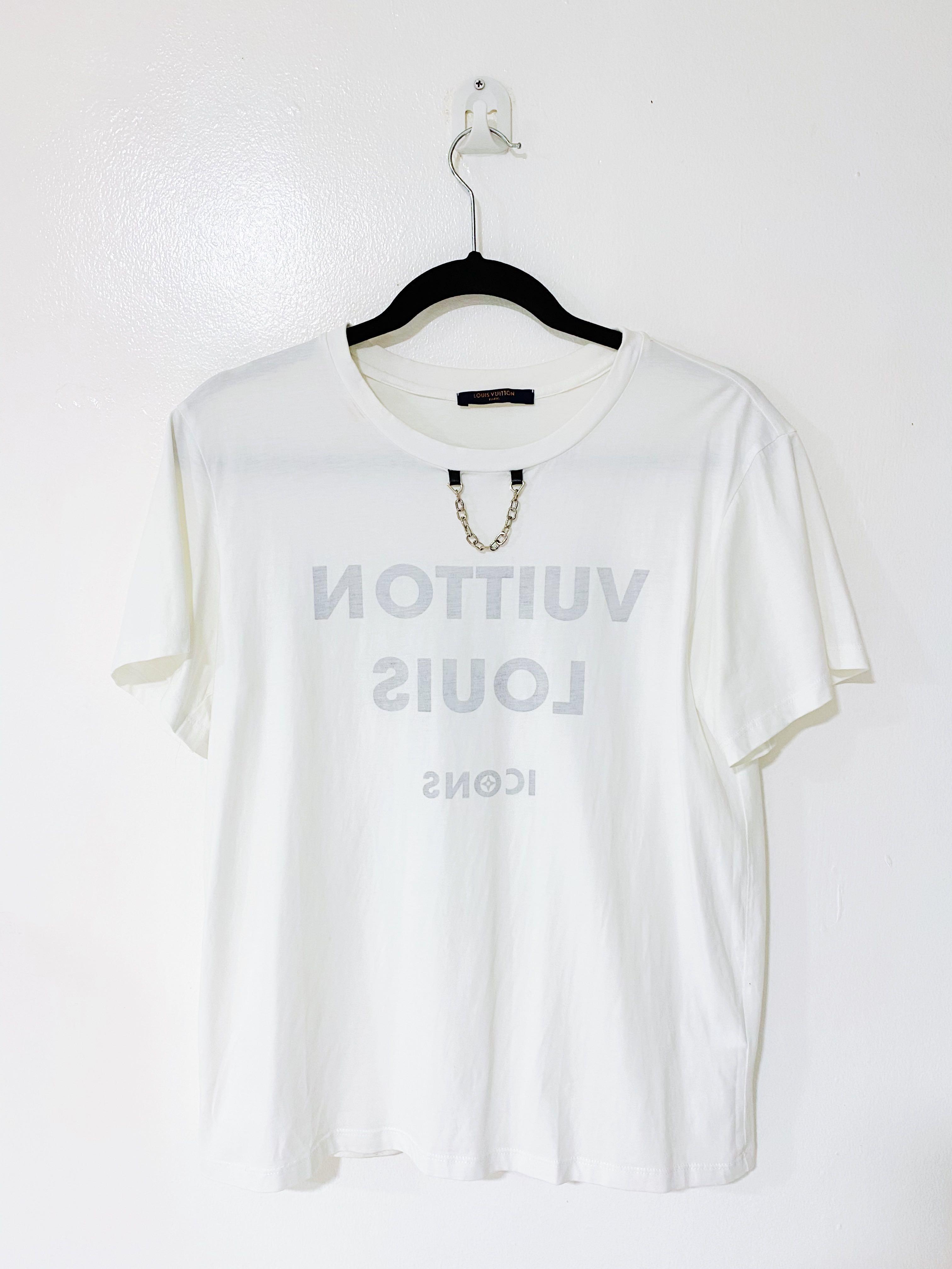 Louis Vuitton 2021 Icons Inside Out T-Shirt - White Tops, Clothing -  LOU795629