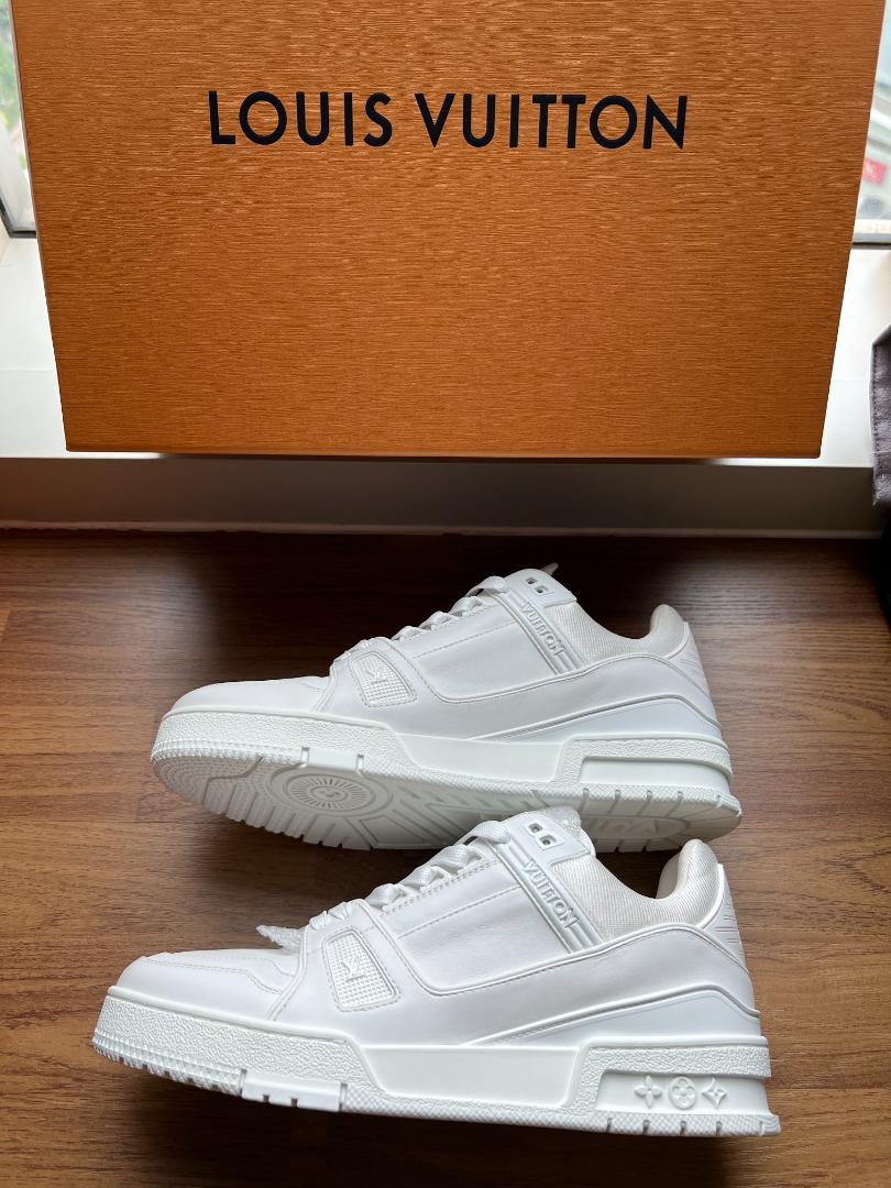 all white lv sneakers