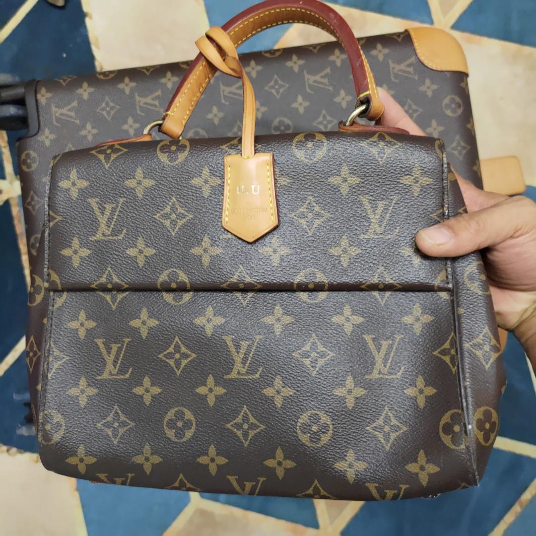 LV cluny with pink strap monogram, Women's Fashion, Bags & Wallets,  Cross-body Bags on Carousell