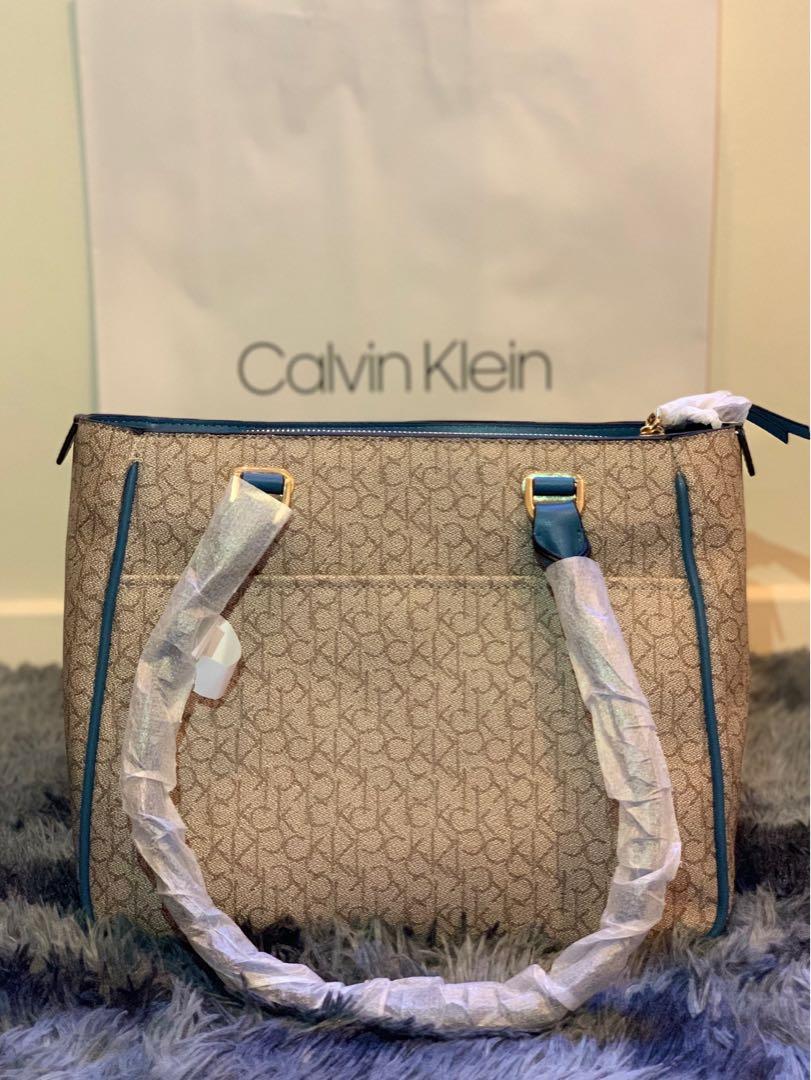 Marybelle Mini Text Logo Tote CALVIN KLEIN
