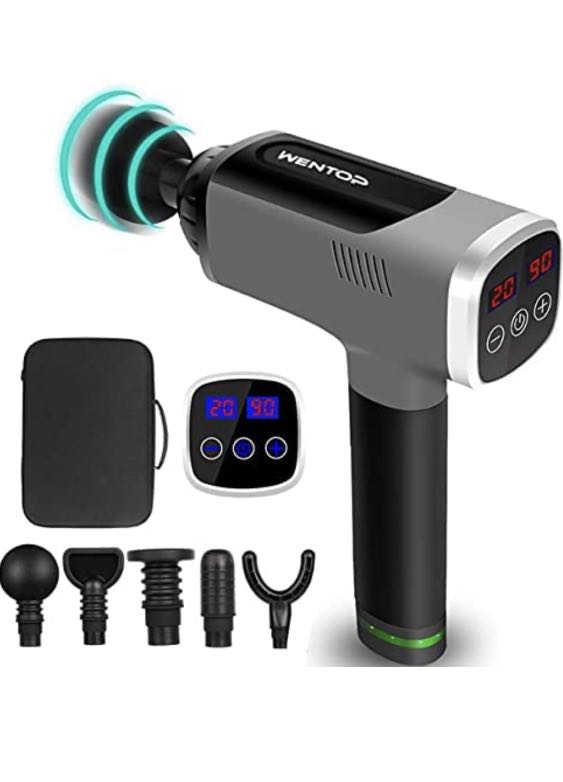 Massage Gun Muscle Massage Deep Tissue WenTop Handheld Powerful