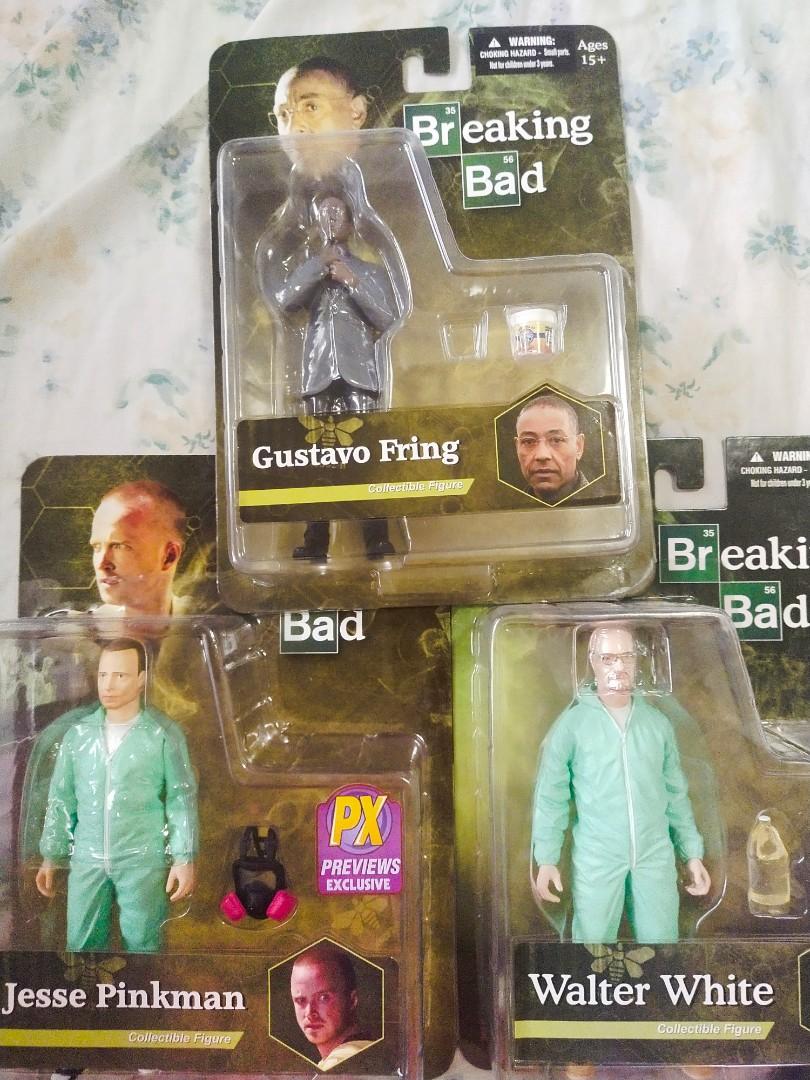 Mezco Breaking Bad Set of 3 Jessie Pinkman, Walter white, Gus Pring,  Hobbies & Toys, Toys & Games on Carousell