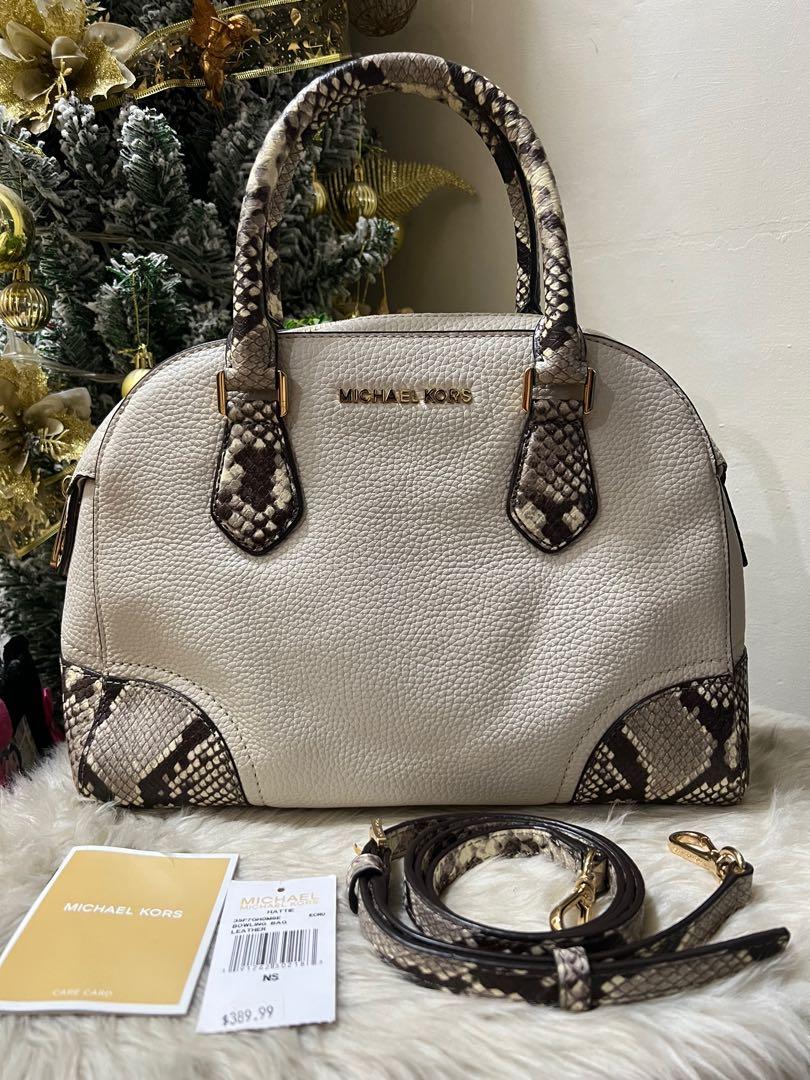 Michael kors 35F7GH0M6E Hattie bowling bag leather