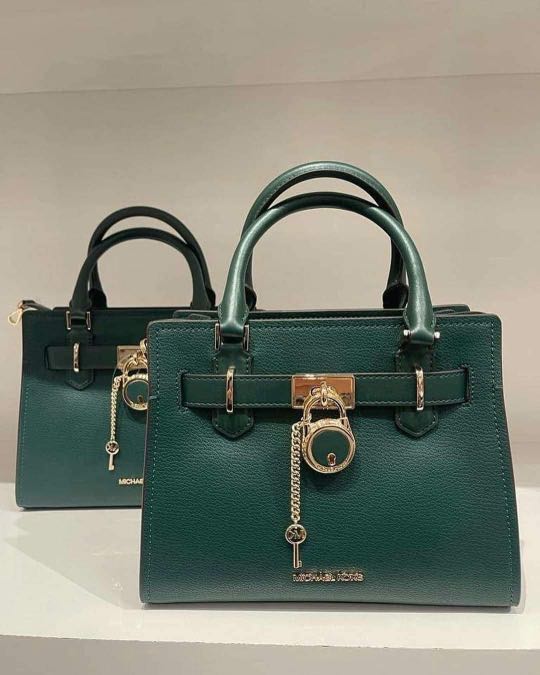 Michael kors dark green bag store