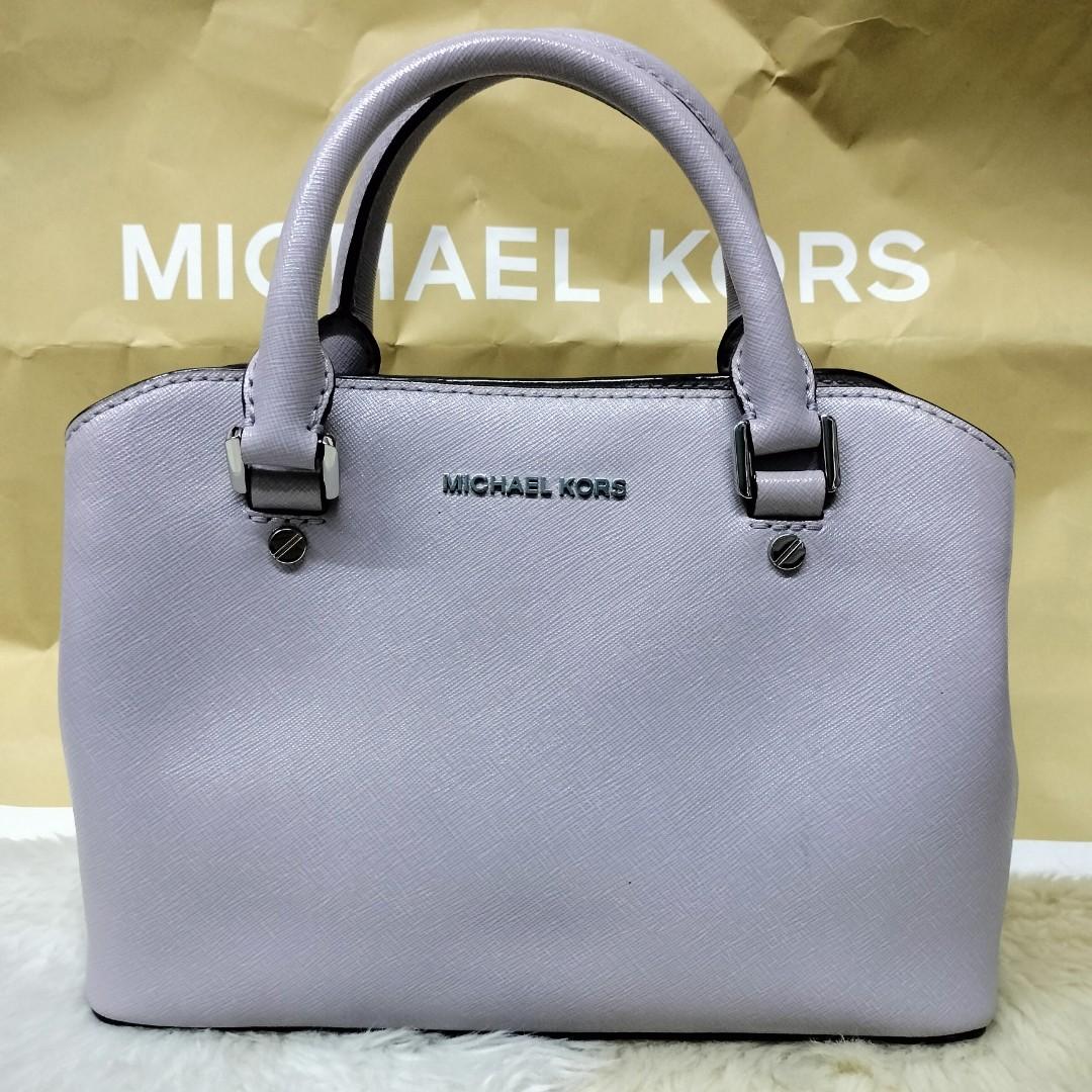 Michael kors savannah small satchel top