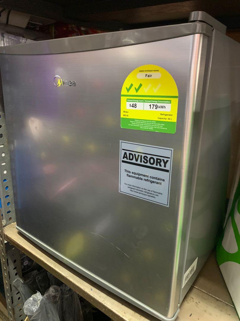 Midea mini fridge with freezer compartment MS50, TV & Home Appliances